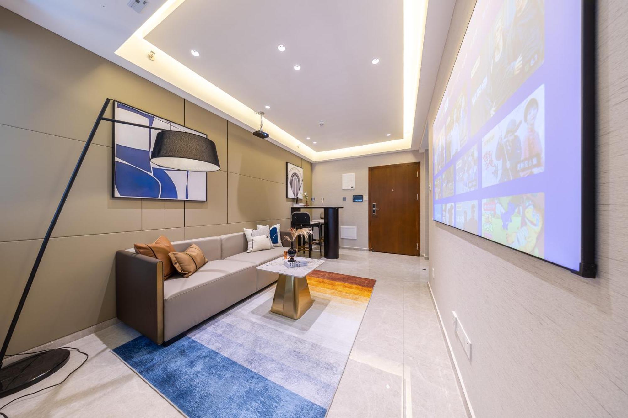 Boruisi Video And Audio Light House - Shenzhen Convention And Exhibition Center Gangxia Metro Station Aparthotel Exterior photo