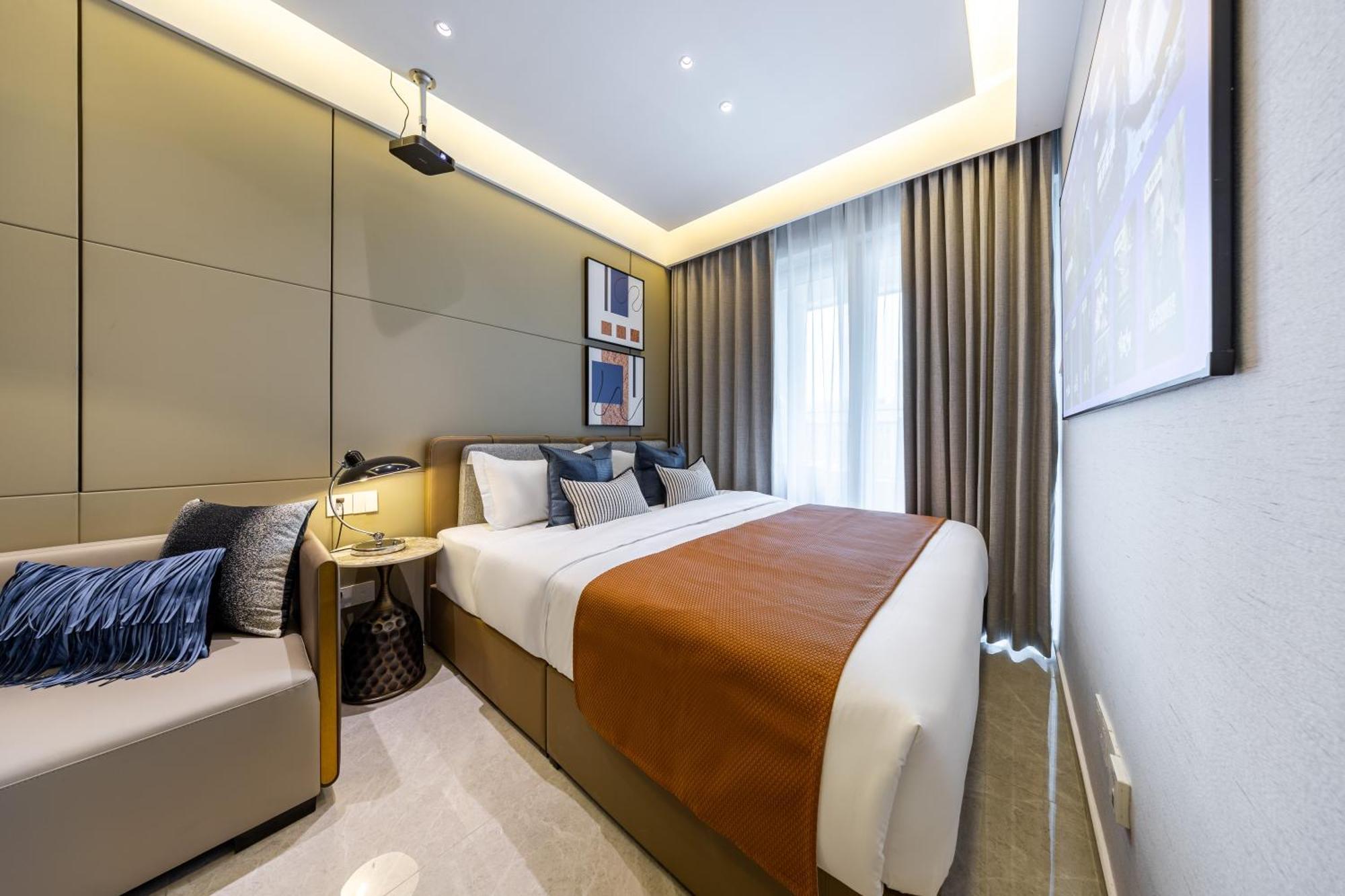 Boruisi Video And Audio Light House - Shenzhen Convention And Exhibition Center Gangxia Metro Station Aparthotel Exterior photo